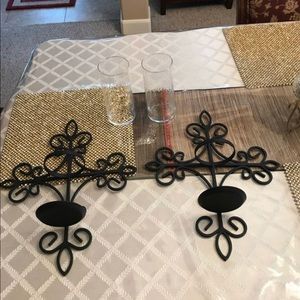 Pier 1 Wall Art - Wall candle holders Pier 1 Wall Art - Wall candle holders